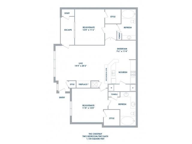 Two Bedroom Two Bathroom Apartment in Alpharetta Two Bedroom Two Bathroom Apartment in Alpharetta